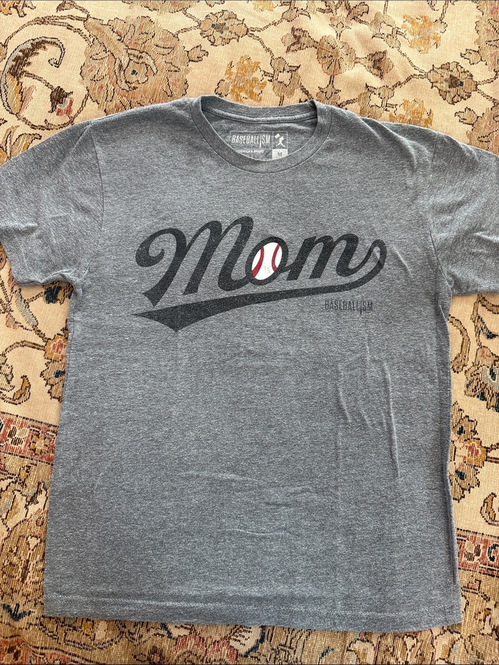 Baseballism Mom Graphic Tee in Size Medium